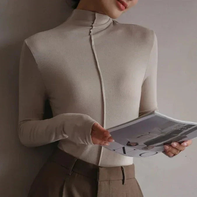 Elegant Kvinnotopp i Polyester med Normal Passform - Modern Design för Vardags och Fest, Finns i S till XL 2