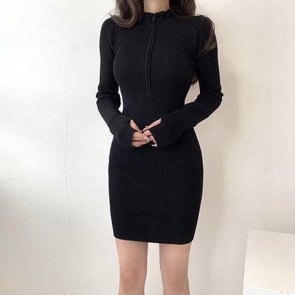 Variant image for Stickad Dam Turtleneck Tröja Lyxig Blandning-2