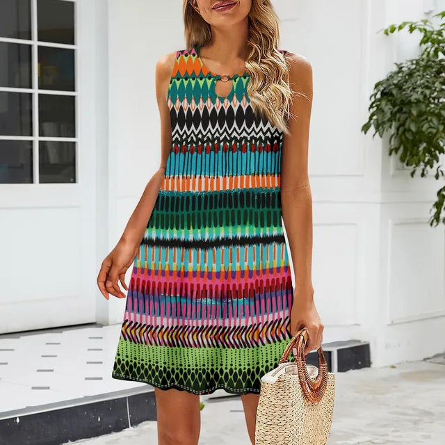 Fina Dam Klänningar Luftig Design i Ädla Material-4