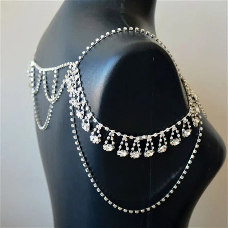 Smycken Dam Kroppsmys Romantisk Koppar med Strass-3