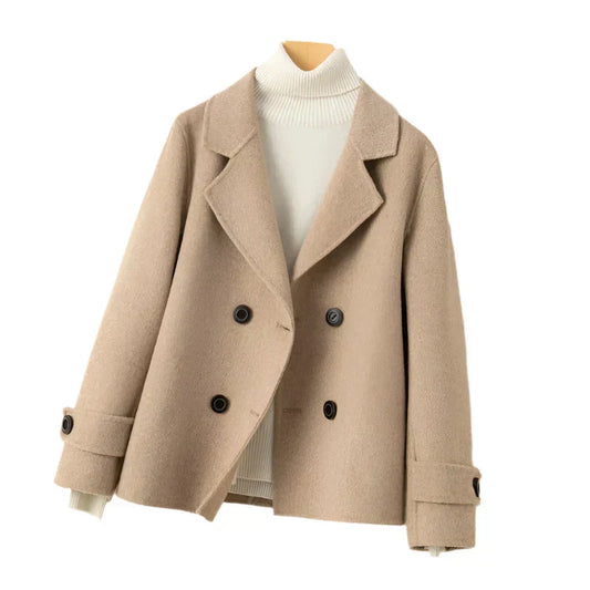 Dam Blazer Elegant Kavaj med Kashmirutseende Polyester-1