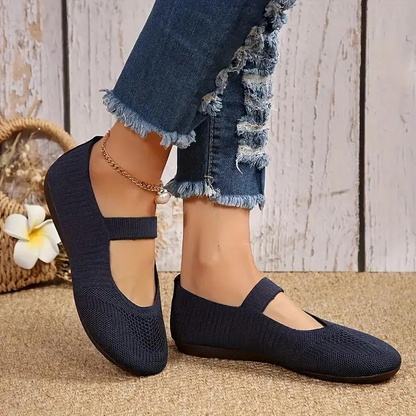 Kvinnors Slip-On Skor Sportig Högkvalitativ Duk-4