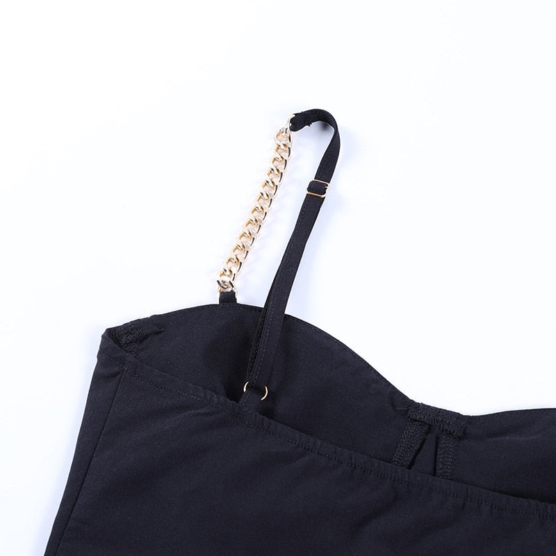 Tjejers Spaghetti Top Kedjedekoration Polyester 4