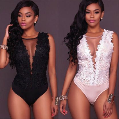 Flicka Bodysuit Ärmlös Mjuk Polyester-2
