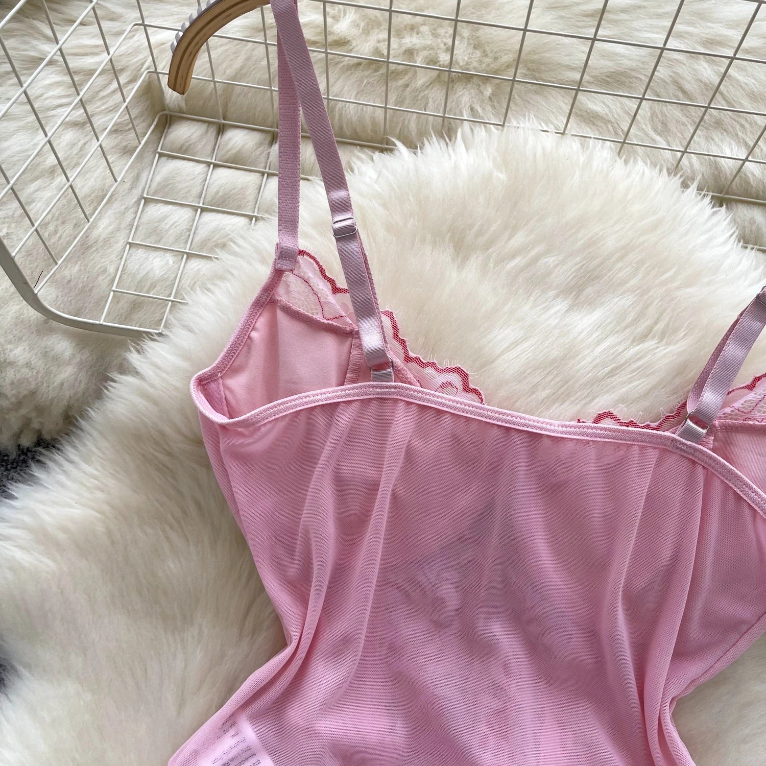 Dam Bodysuit Imponerande Design Polyester-5