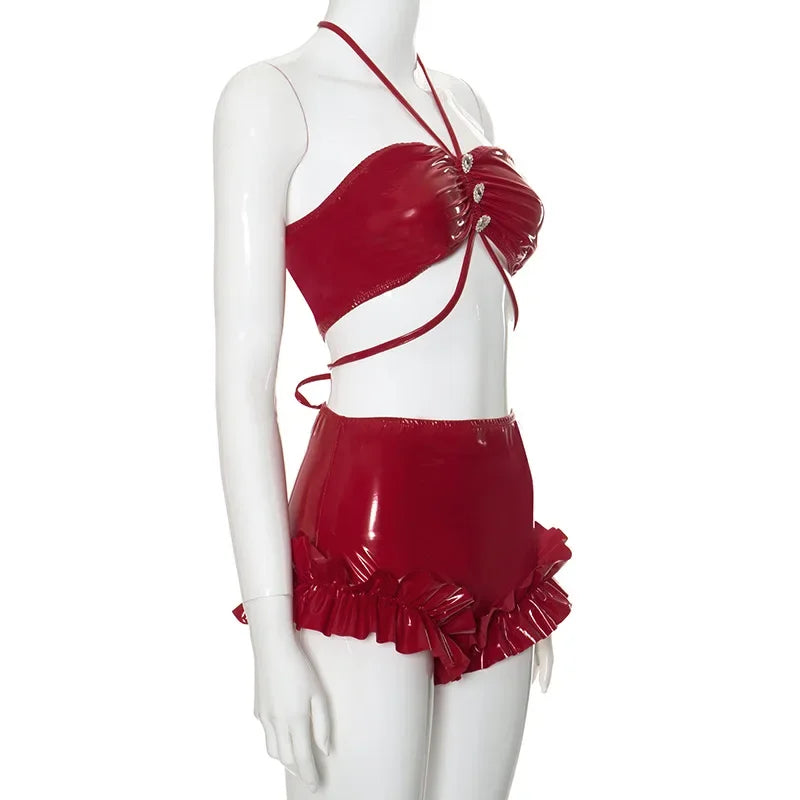 Dam Träningsshorts Avslappnad Polyester Spandex-3