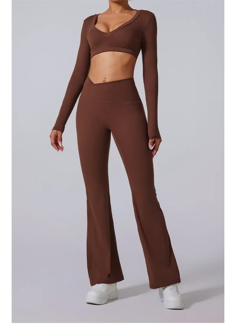 Damleggings Monokrom Slim Fit Lycra Nylon-2