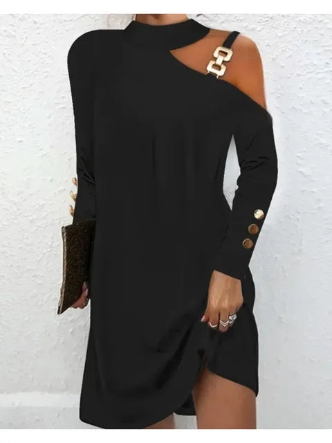 Fina Dam Klänningar Lätt och Praktisk 100% Bomull-5