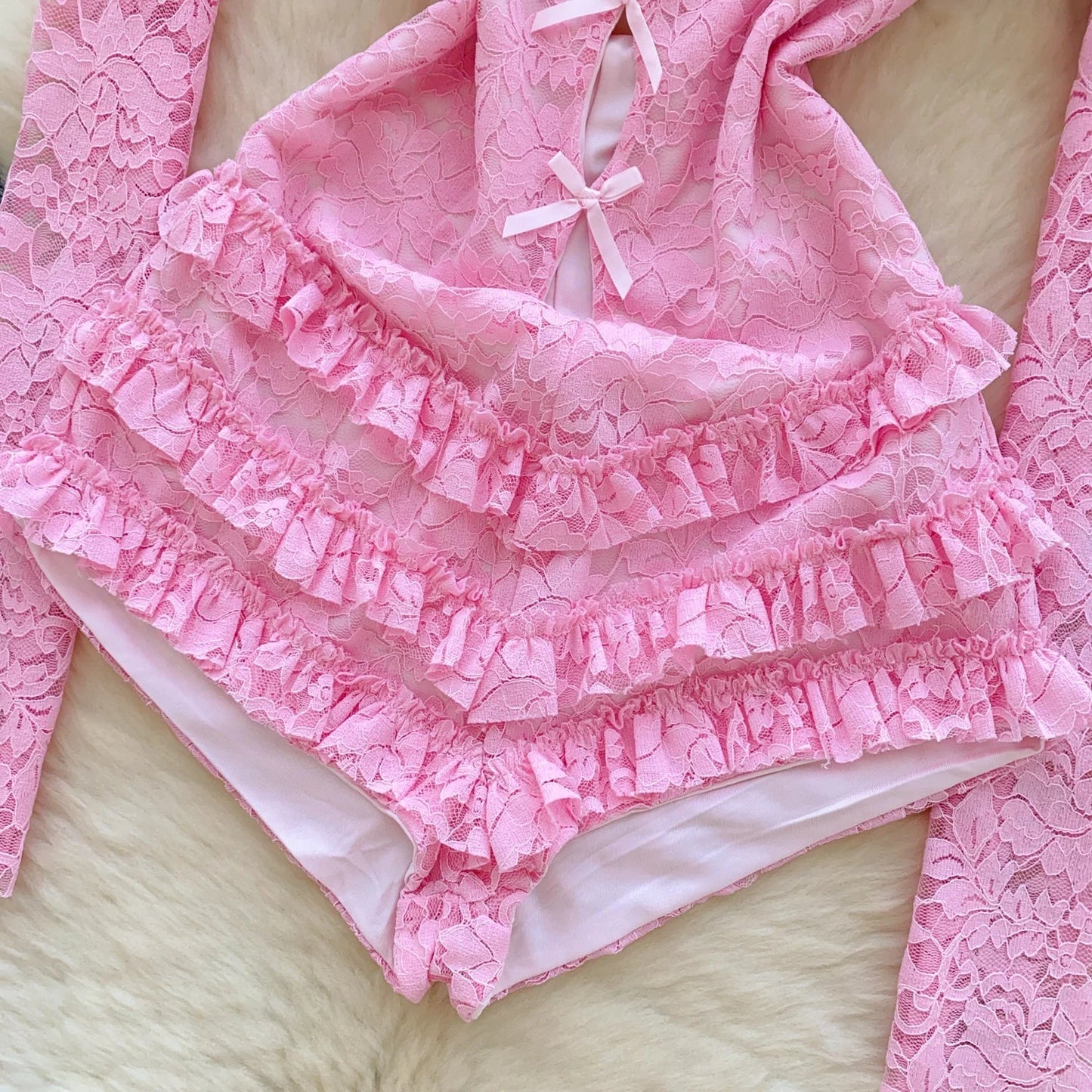 Dam Bodysuit Minimalistisk Design Polyester-4