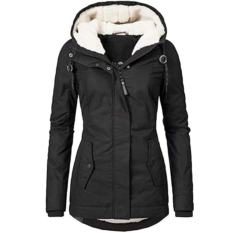 Variant image for Damjacka Isolerad Elegant Design Polyester för Kalla Vinterdagar-5