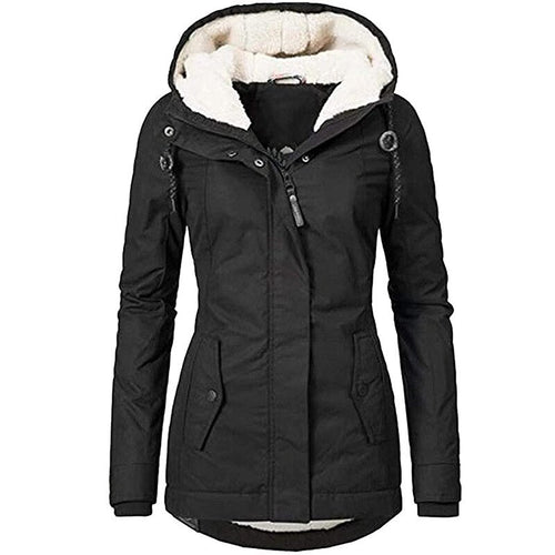 Damjacka Isolerad Elegant Design Polyester för Kalla Vinterdagar-1