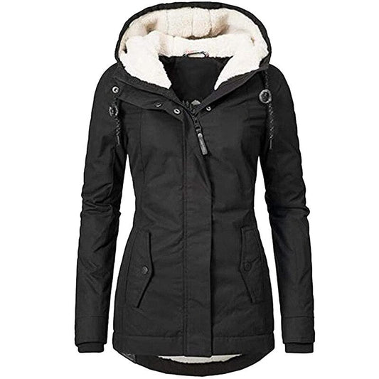 Damjacka Isolerad Elegant Design Polyester för Kalla Vinterdagar-1
