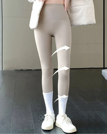 Dam Leggings Hög Midja Sömlös Spandex Nylon-6