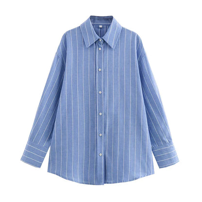 Dam Shorts Randigt Polyester Söt och Salt Design-2