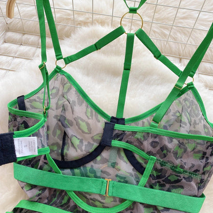 Damunderkläder Set Snygga Polyester och Bomull 2