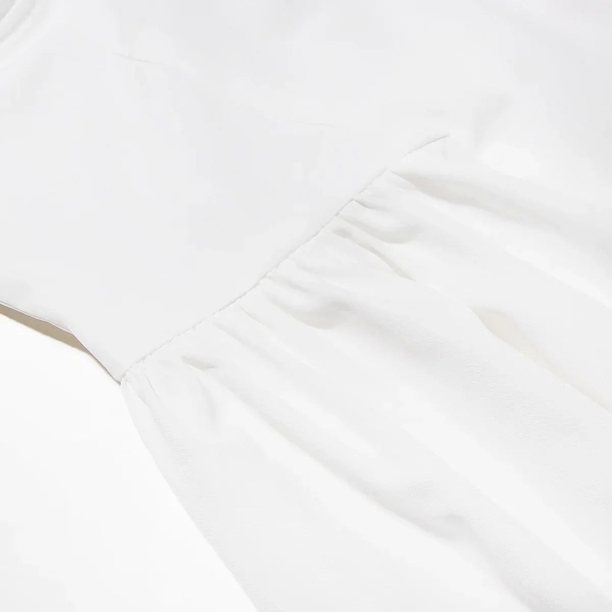 Kvinnors Midi Klänning Fyrkantig Halsringning Polyester Spandex-6