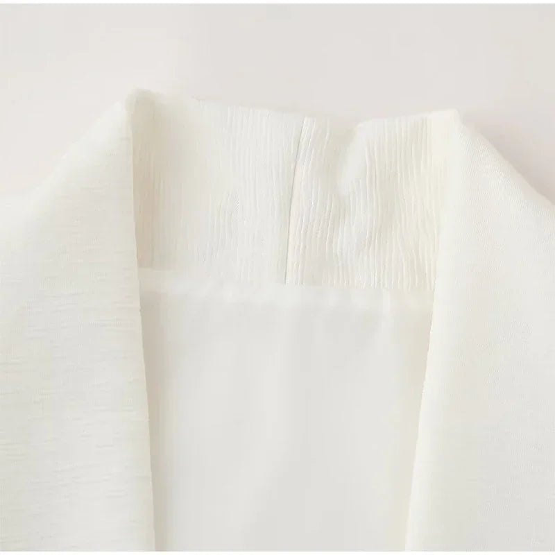 Dam Kort Quiltad Väst Polyester-5