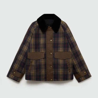 Damjacka Modern Med Caro-Lapptäcke Högkvalitativ Polyester-6