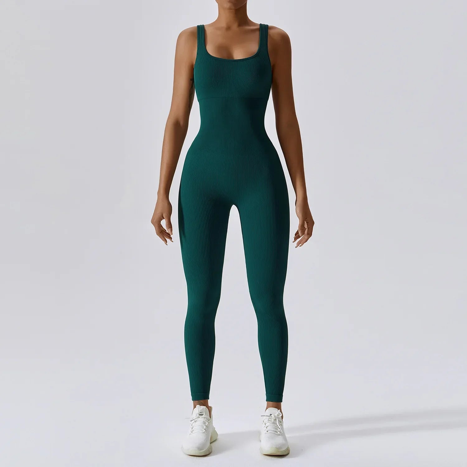 Variant image for Dam Jumpsuit Ärmlös Nylon Spandex Snabbtorkande Minimalistisk Stil-10