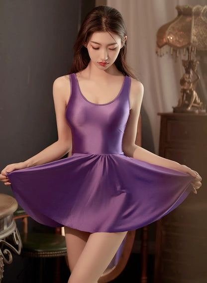 Variant image for Dam Miniklänning V-ringad Ärmlös Polyesterblandning-3