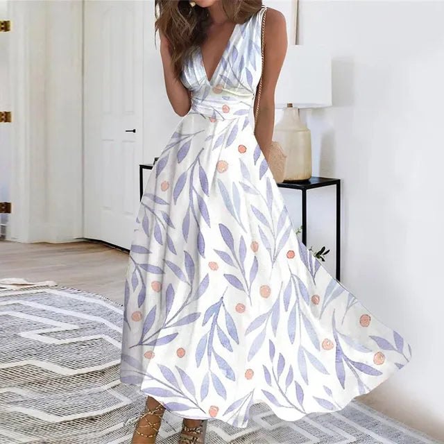 Kvinna Lätt Klänning Minimalistisk 100% Bomull-6