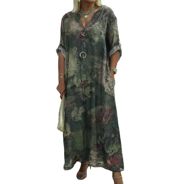 Variant image for Kvinnors Trendig Klänning Lätt Polyester-3