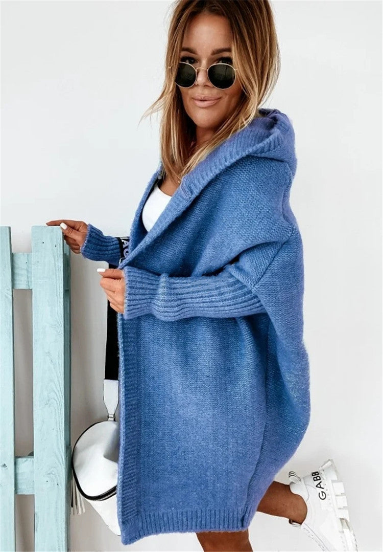 Variant image for Damjacka Stickad Långärmad Lätt Akryl för Kalla Väderförhållanden-25