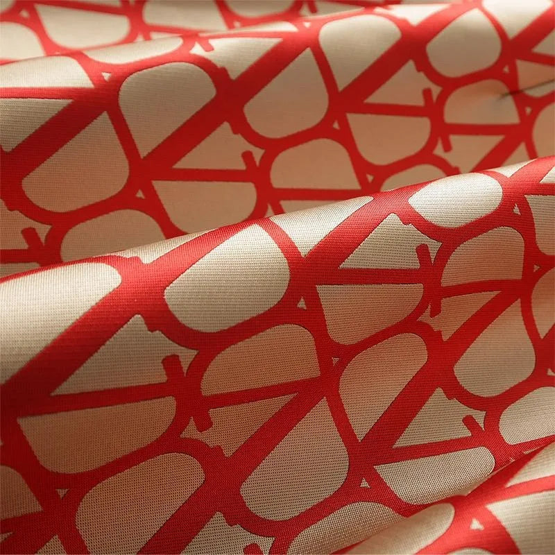 Dam Miniklänning A-linje Polyester Twist Design-3