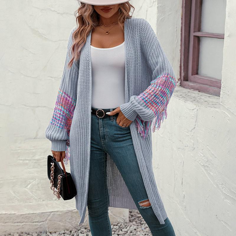 Kvinna Boho Väster Fransad Mjuk Material-2