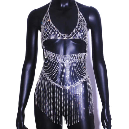 Kvinnors Kroppsmycken Geometrisk Design Koppar med Strass 4
