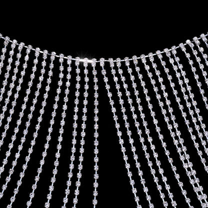 Kvinnors Kroppsmycken Elegant Koppar med Strass-2