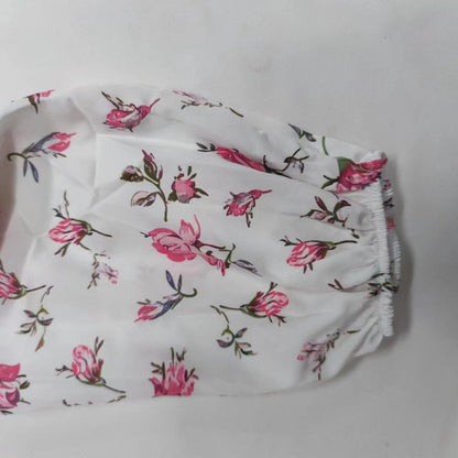 Dam Blommaklänning Spetsdetaljer Mjuk Tygblandning-2