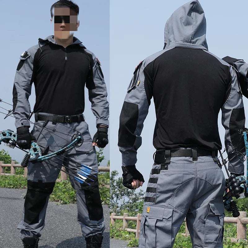 Herren Uniform Spezialkräfte Robustes Polyester-5