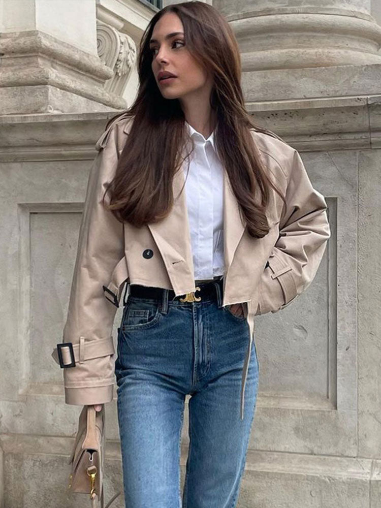 Lång Vinterjacka Dam Elegant Polyester för Vardagsbruk-2