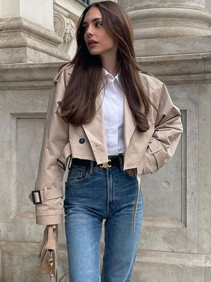Lång Vinterjacka Dam Elegant Polyester för Vardagsbruk-2