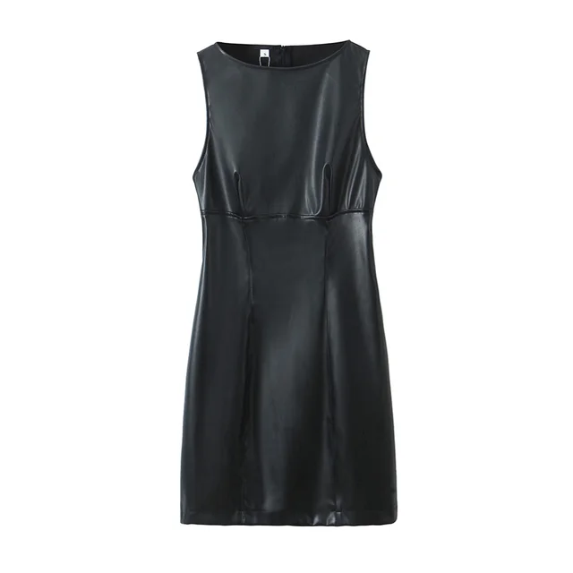 Dam Festtopp Smal Passform Polyester Latexutseende-1