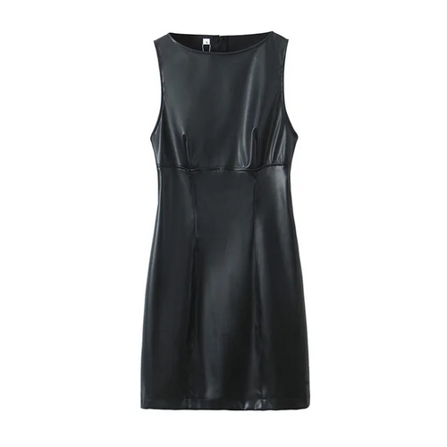 Dam Festtopp Smal Passform Polyester Latexutseende-1