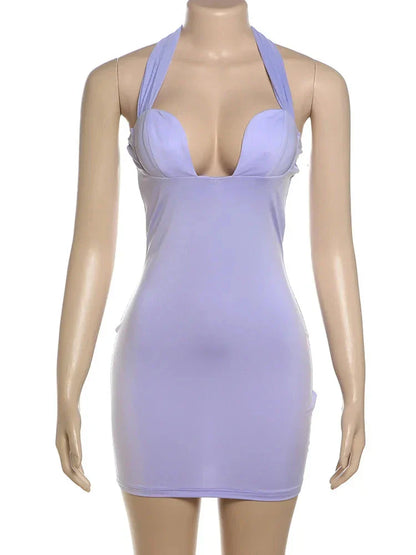 Kvinna Miniklänning Spaghetti Band Polyester Spandex Glittrig Klänning-4