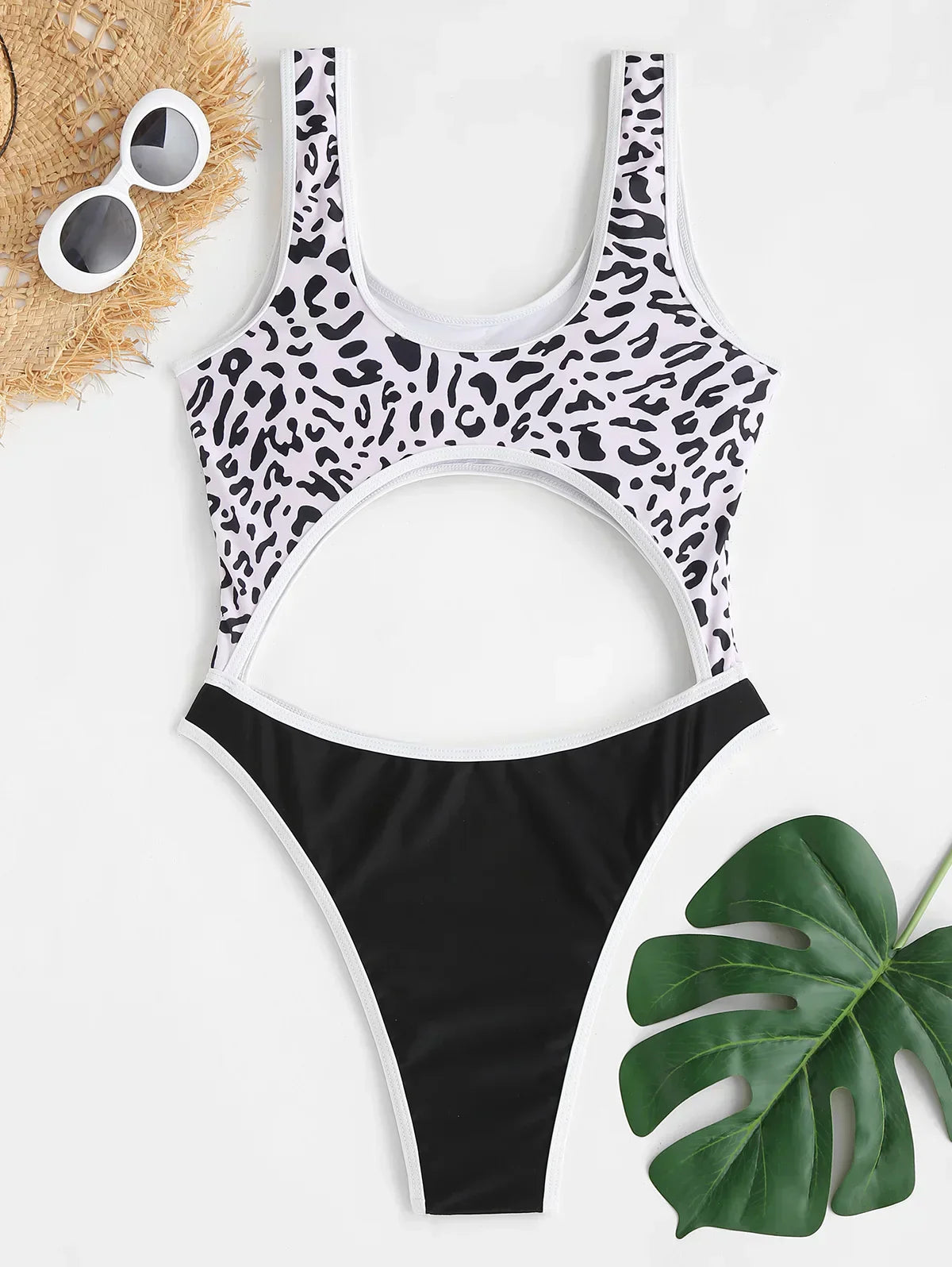 Variant image for Dam Topp Leopardmönstrad Lätt Polyester-1