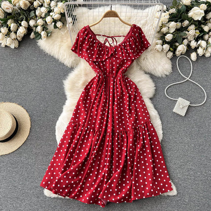 Variant image for Kvinno Midi Klänning A-Linje V-Hals Polyester-5