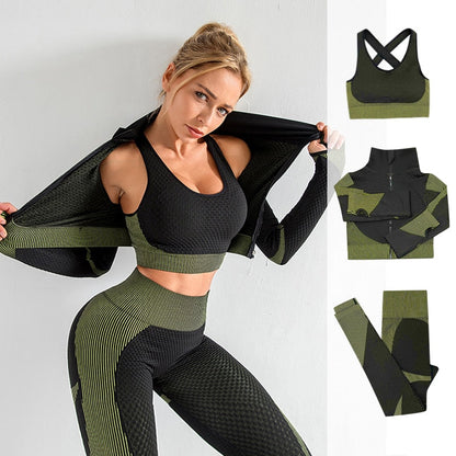 Dam Sportset Yoga Monokrom Nylon-2