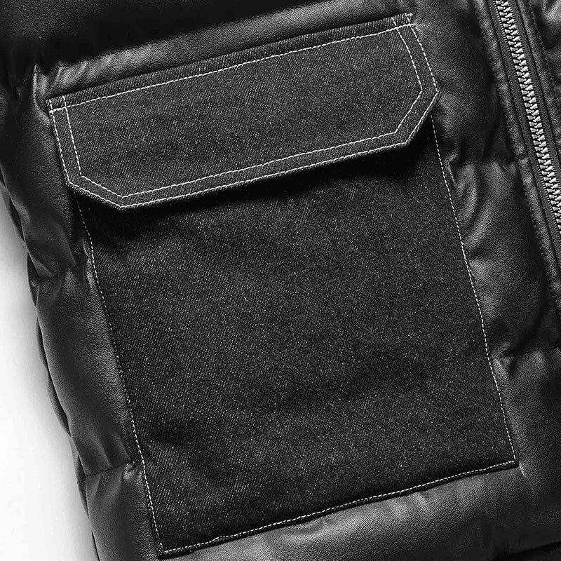 Dam Lång Pufferjacka Tidlös Design Högkvalitativ Polyester-3