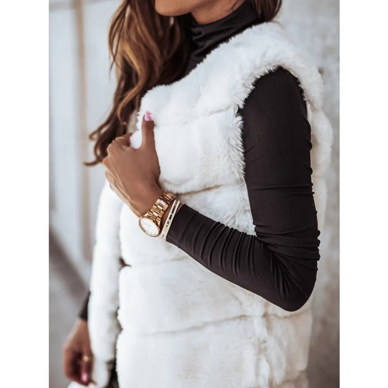 Variant image for Dam Fleeceväst Sportig Stil Mjuk Polyester-12