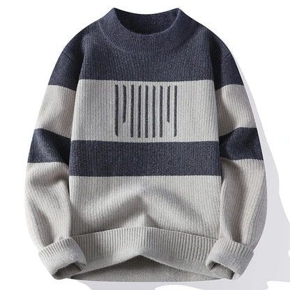 Variant image for Stickad Dam Tröja Randig Rund Halsringning 100% Akryl-6