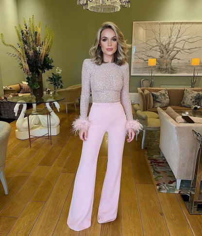 Fina Dam Klänningar Elegant Polyester Knälång-2