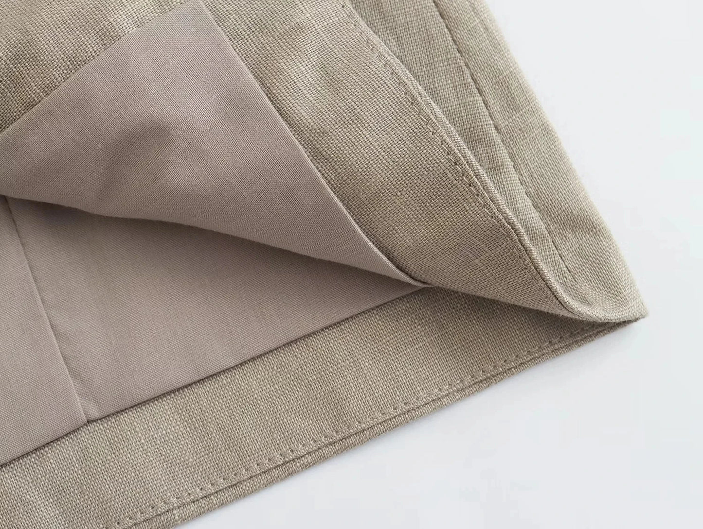 Dam Byxor Set Vristlängd V-ringning Polyester-5