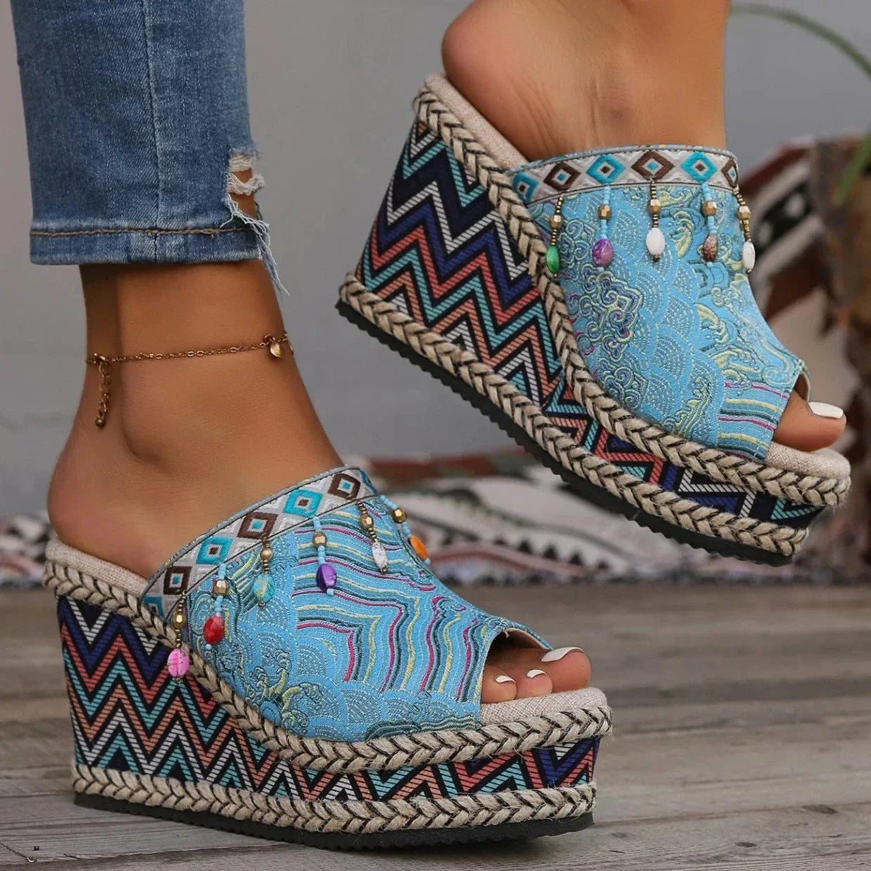 Damskor Stilettos med Stendekorationer Syntetisk Läder-6
