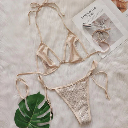 Tvådelat Set Dam Lapptäcksdesign Polyester-4