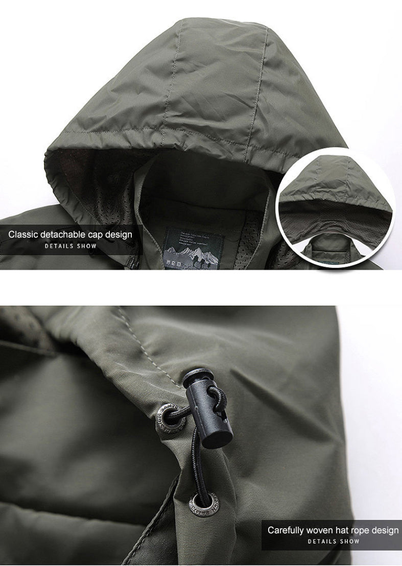 Herren-Softshell-Jacke, wasserdicht und winddicht, modernes Design-3