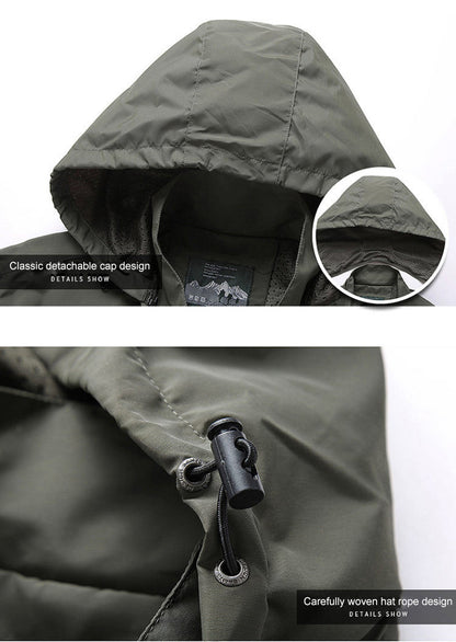 Herren-Softshell-Jacke, wasserdicht und winddicht, modernes Design-3